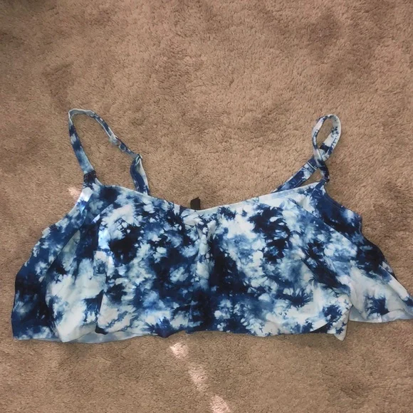 torrid Swim Torrid Blue Tie Dye Bikini Top Poshmark